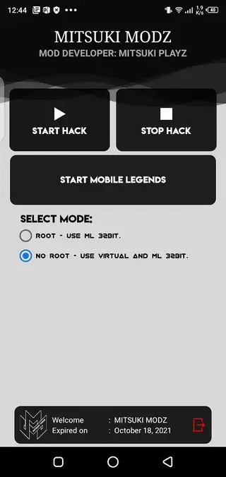 Screenshot of Mitsuki Modz v12