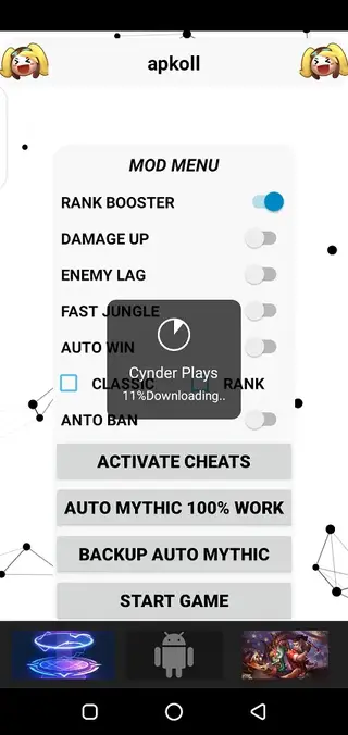 Screenshot of Mod Menu Rank Booster Apk