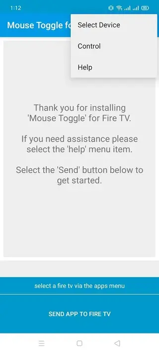 Screenshot of Mouse Toggle For Fire Tv Apk