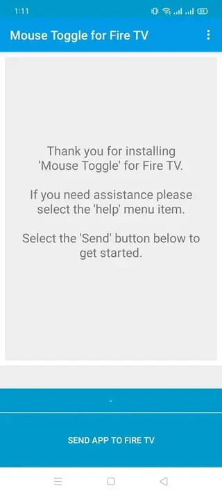 Screenshot of Mouse Toggle For Fire Tv App