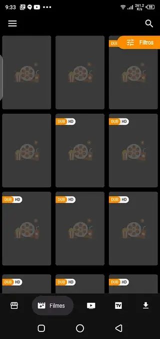 Screenshot of Movcine Movie App