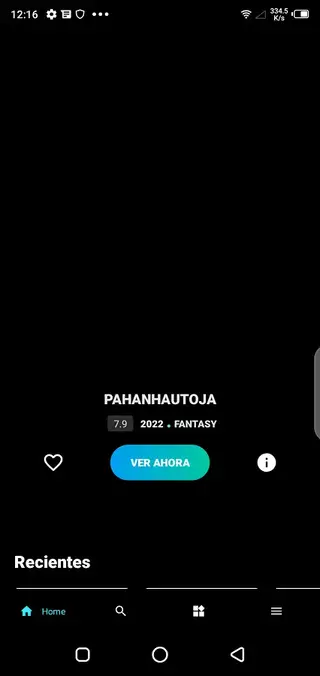 Screenshot of Movifly Android
