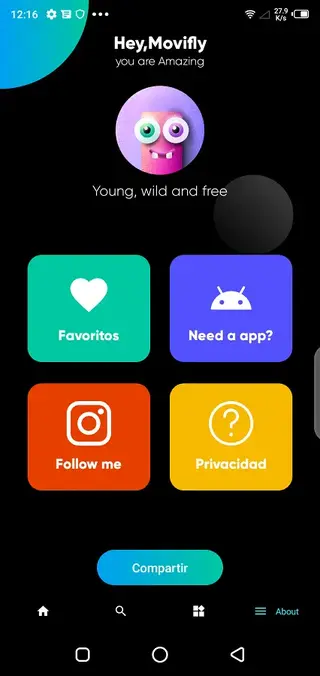 Screenshot of Movifly Apk
