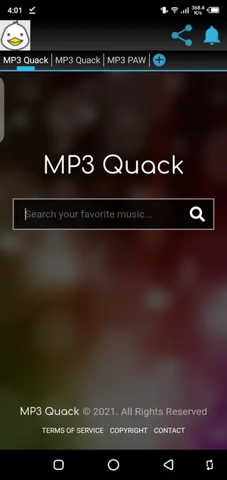 Screenshot of MP3 Quack Apk