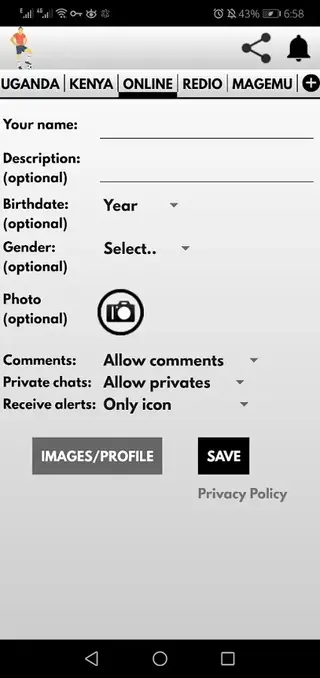 Screenhot of Mpira Bure TV Apk