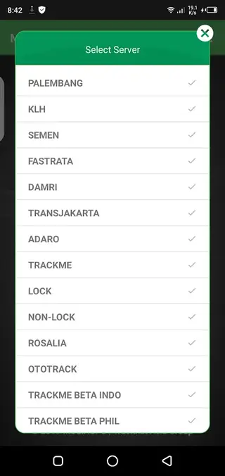 Screeenshot of Muliatrack Apk
