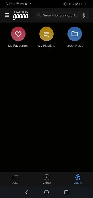 Screenshot of MX Player Gold Android