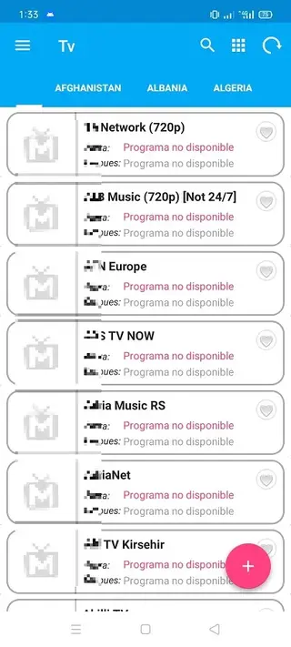 Screenhot of MXL TV Download
