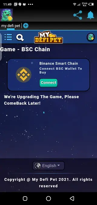 Screenshot of My Defi Pet Apk