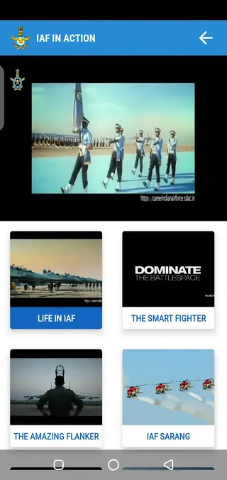 Screenshot of My IAF App Apk