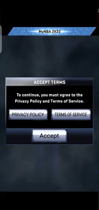 Screenshot of My NBA 2K22 App