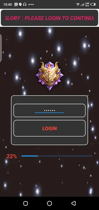 Screeenshot of Mythic Glory ML Apk