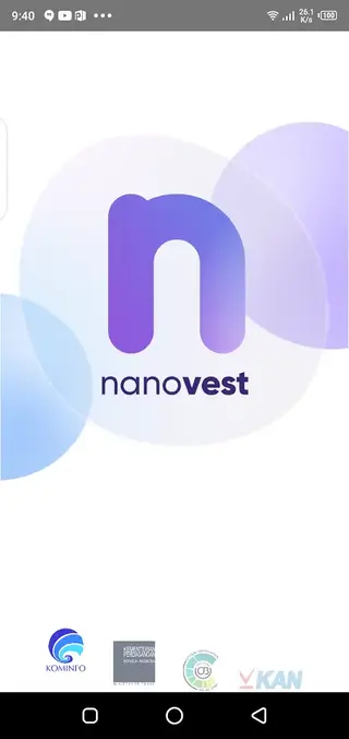 Screenshot of Nano Vest App