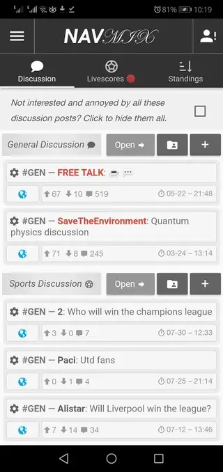 Screenhot of Screenshot of Navmix
