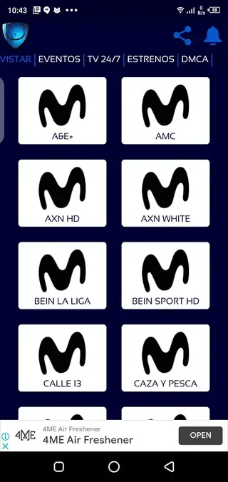 Screenshot Neko TV IPTV App