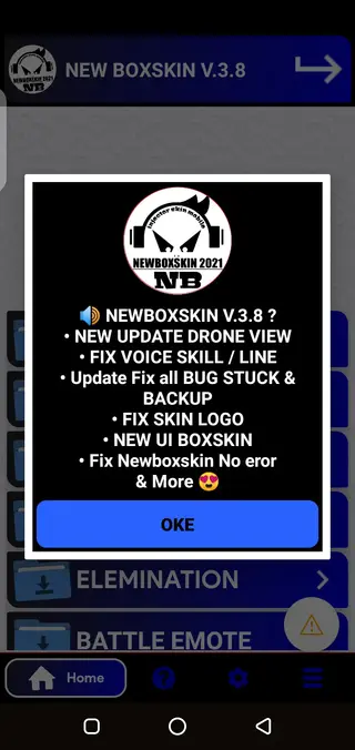 Screenshot of New BoxSkin 2021 ML