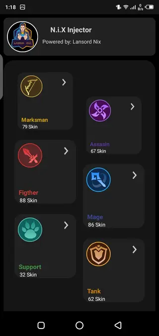 Screenshot of e N.i.X Injector