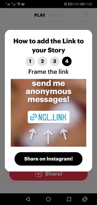 Screenhot of NGL App