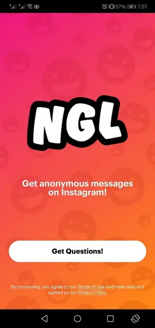 Screenhot of NGL Apk