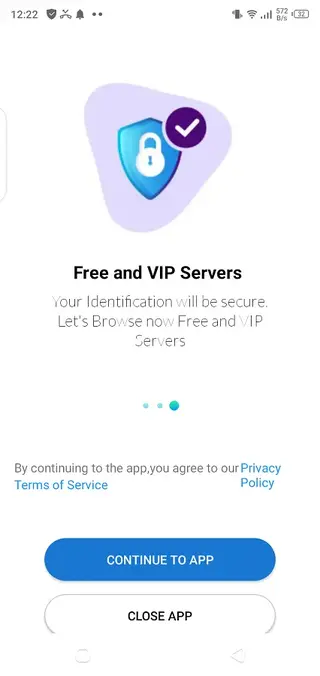 Screenshot of NIC VPN Beta Android