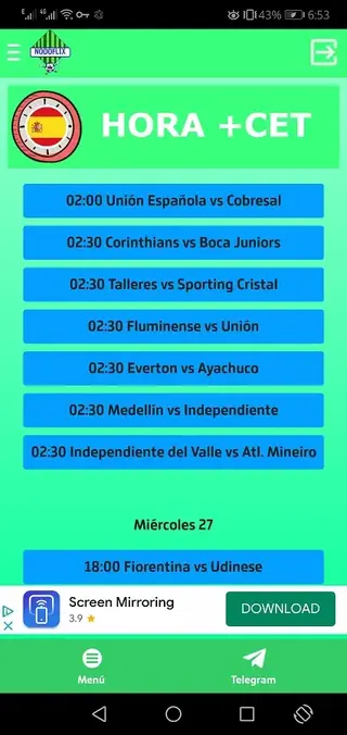 Screenshot of Nodoflix Android
