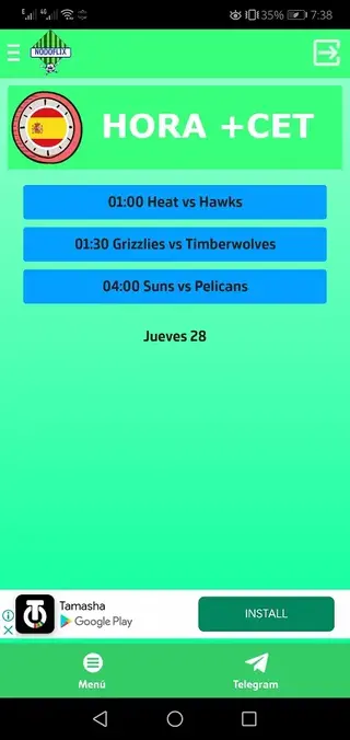 Screenshot of Nodoflix Apk