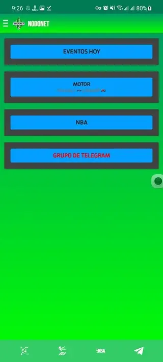 Screenshot of Nodonet Apk IPTV App