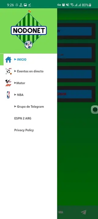 Screenshot of Nodonet Android