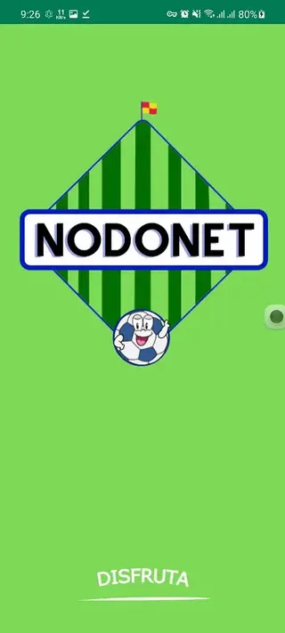 Screenshot of Nodonet App