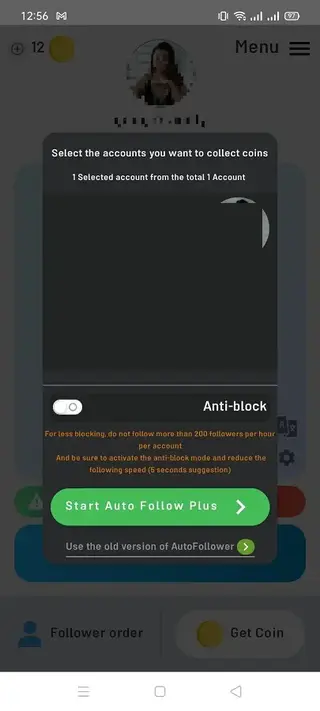 Screenshot of NS Plus App
