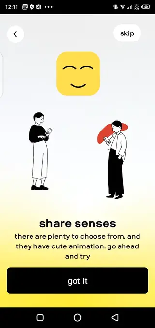 Screenshot of Obimy App
