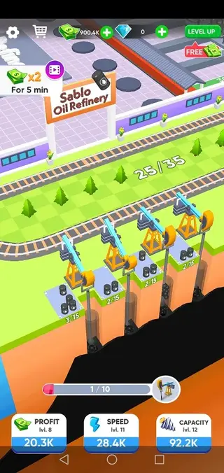 Screenshot of Oil Mining 3D Apk