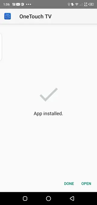 Screenshot of One Touch TV Download