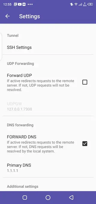 Screenshot of Open Tunnel Apk