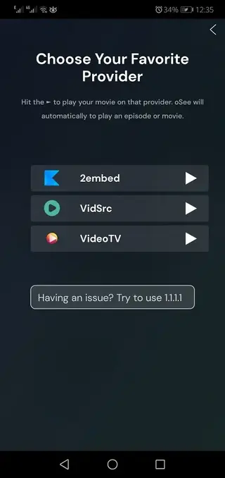 Screenshot of Osee.In App