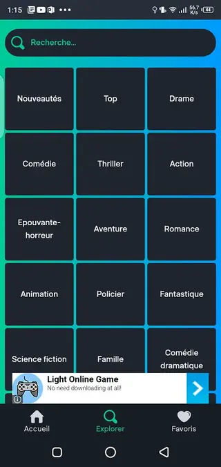 Screenshot of PapyStreaming Android