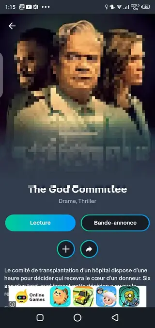 Screenshot of PapyStreaming App