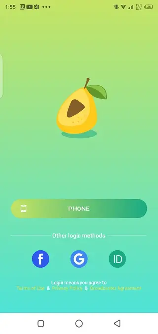 Screenhot of Pear Live Android