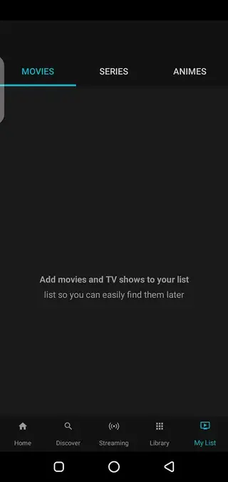 Screenhot of PicasoTV Movie App