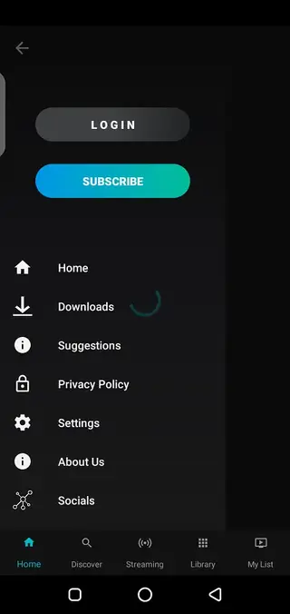Screenhot of PicasoTV Apk