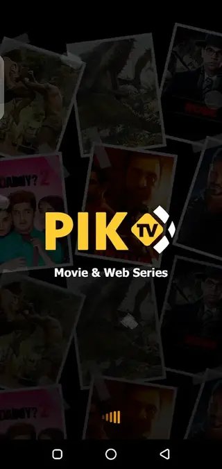 Screenhot of Pik TV Androidb