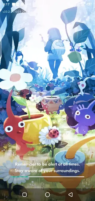 Screenshot of Pikmin Bloom