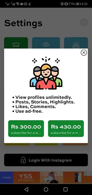 Screenhot of Pingru Android