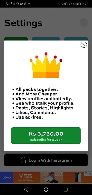 Screenhot of Pingru Apk