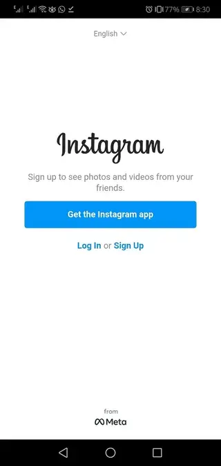 Screenhot of Pingru App