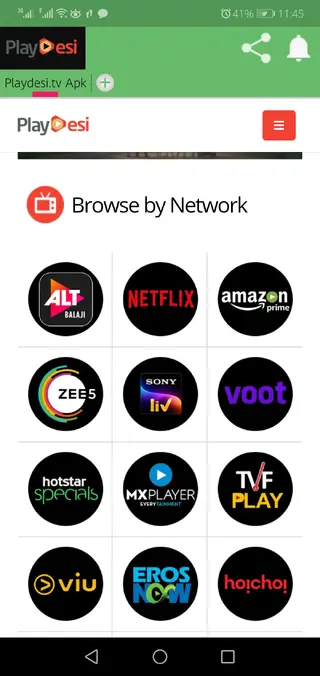 Screenshot of Play Desi TV Apk