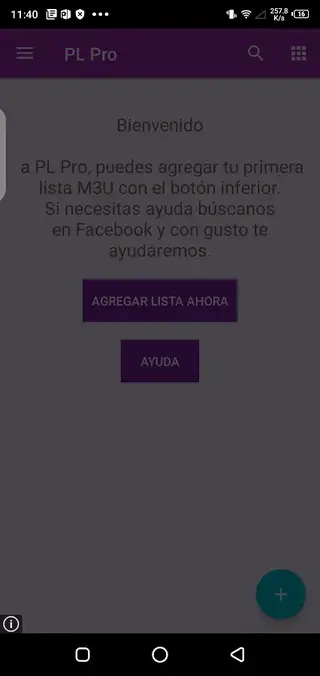 Screenshot of Player Latino Pro App