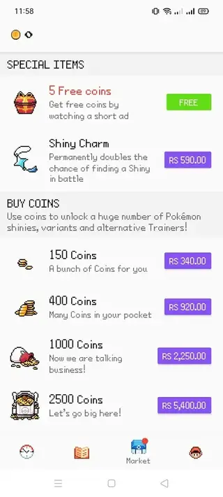 Screenshot of PokeDialer Android