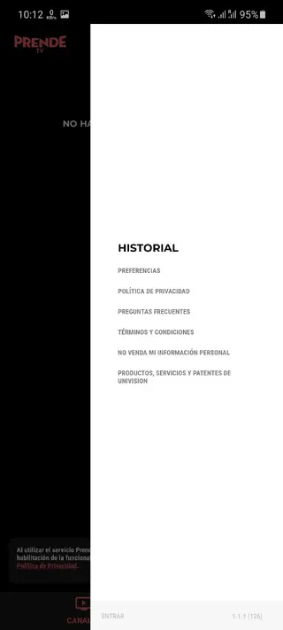 Screenshot of Prende TV Download