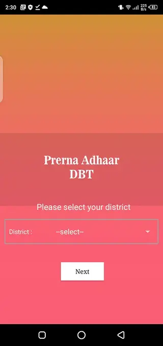Screenshot of Prerna DBT App